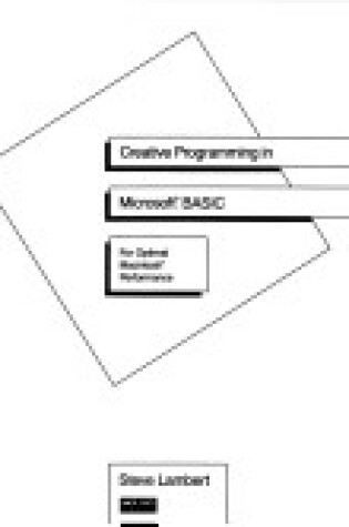 Cover of Creative Programming in Microsoft BASIC