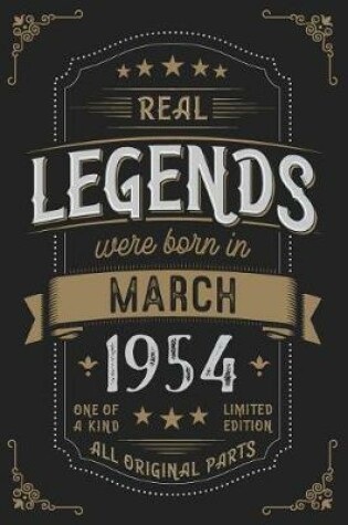 Cover of Real Legendes were born in March 1954