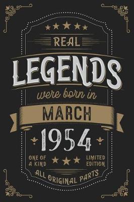 Book cover for Real Legendes were born in March 1954