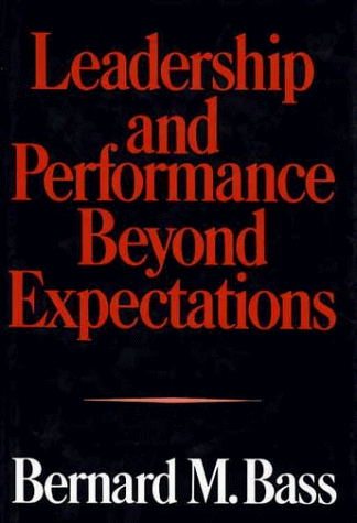 Book cover for Leadership and Performance Beyond Expectations