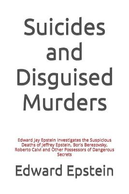 Book cover for Suicides and Disguised Murders