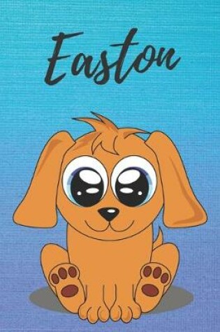 Cover of Easton dog coloring book / notebook / journal / diary