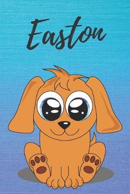 Book cover for Easton dog coloring book / notebook / journal / diary