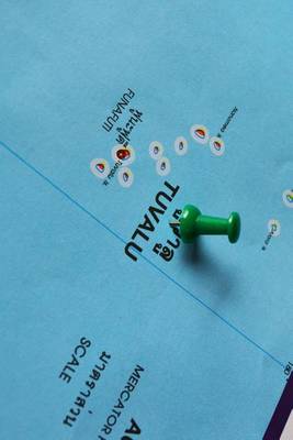 Book cover for Tuvalu Map with Push Pin Journal