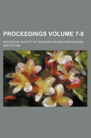 Cover of Proceedings Volume 7-8