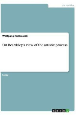 Cover of On Beardsley's view of the artistic process