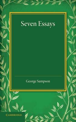 Book cover for Seven Essays