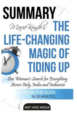 Book cover for Marie Kondo's the Life Changing Magic of Tidying Up Summary