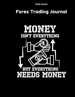 Book cover for Money Isn't Everything But Everything Needs Money - Forex Trading Journal