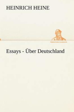 Cover of Essays - Uber Deutschland