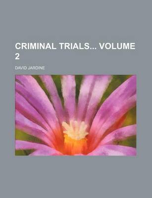 Book cover for Criminal Trials Volume 2