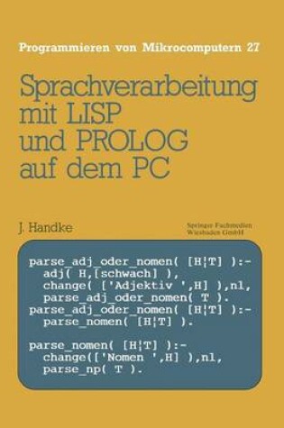 Cover of Sprachverarbeitung