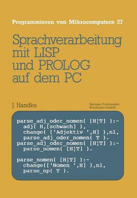 Book cover for Sprachverarbeitung