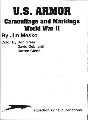 Book cover for U.S. Armor