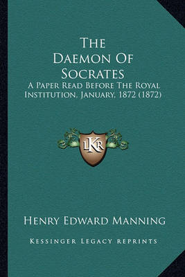 Book cover for The Daemon of Socrates the Daemon of Socrates