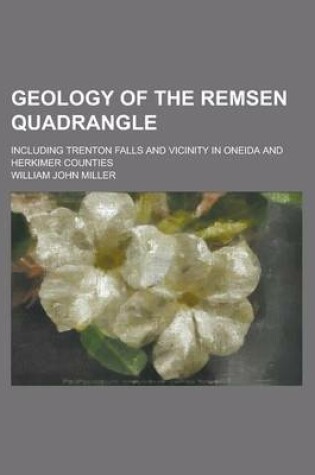 Cover of Geology of the Remsen Quadrangle; Including Trenton Falls and Vicinity in Oneida and Herkimer Counties