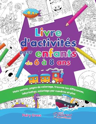 Book cover for Livre d'activités pour enfants de 6 à 8 ans