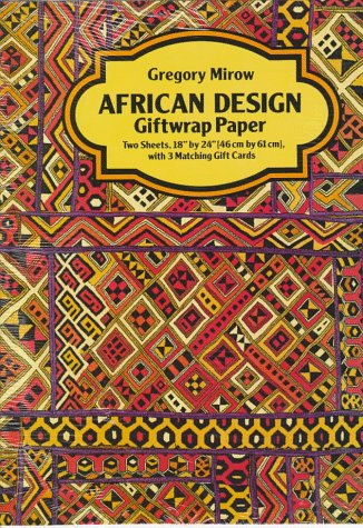Book cover for African Design Giftwrap Paper