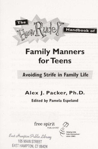 Cover of Family Manners for Teens