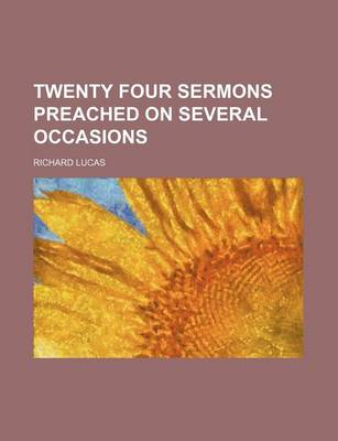 Book cover for Twenty Four Sermons Preached on Several Occasions