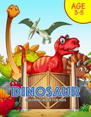Book cover for DINOSAUR Coloring Book for Kids