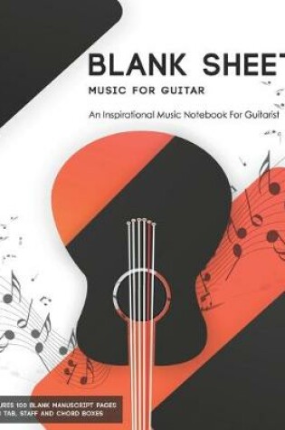 Cover of Blank Sheet Music For Guitar