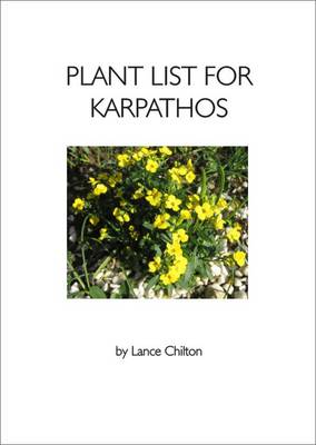 Book cover for Plant List for Karpathos