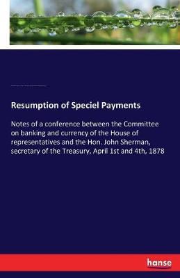 Book cover for Resumption of Speciel Payments