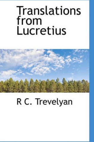 Cover of Translations from Lucretius