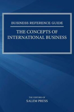 Cover of The Concepts of International Business