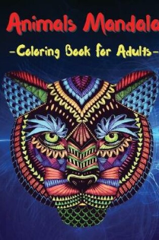 Cover of Animals Mandala Coloring Book