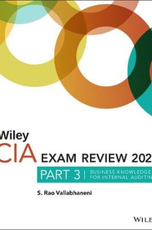Cover of Wiley CIA 2022 Part 3 Exam Review – Business Knowledge for Internal Auditing