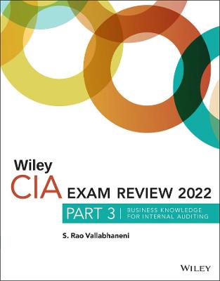 Cover of Wiley CIA 2022 Part 3 Exam Review – Business Knowledge for Internal Auditing