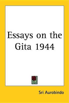 Book cover for Essays on the Gita 1944