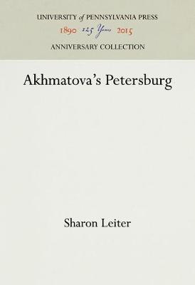 Book cover for Akhmatova's Petersburg