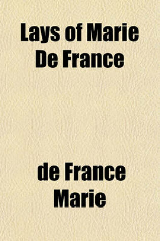 Cover of Lays of Marie de France