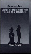 Book cover for Principios Metafisicos de La Ciencia de La Natural