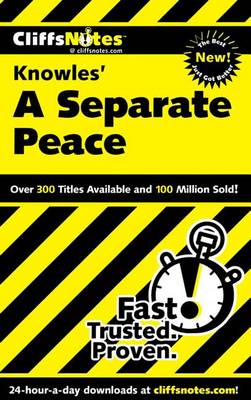 Book cover for Cliffsnotes on Knowles' a Separate Peace