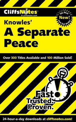 Cover of Cliffsnotes on Knowles' a Separate Peace