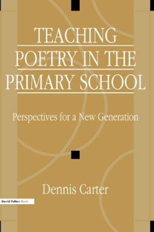 Cover of Teaching Poetry in the Primary School