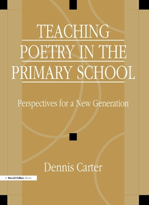 Book cover for Teaching Poetry in the Primary School