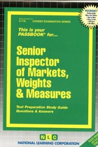 Cover of Senior Inspector of Markets, Weights & Measures