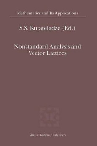 Cover of Nonstandard Analysis and Vector Lattices