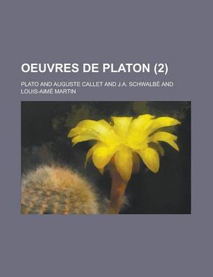Book cover for Oeuvres de Platon (2 )