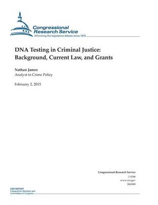 Book cover for DNA Testing in Criminal Justice