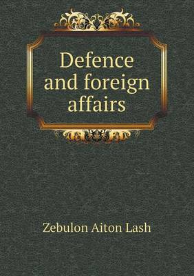 Book cover for Defence and foreign affairs