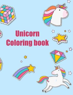 Book cover for Unicorn Coloring book