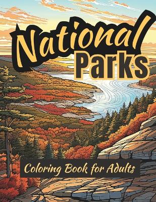 Book cover for National Parks Coloring Book