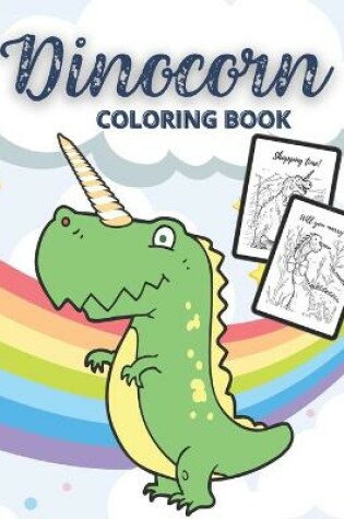 Cover of Dinocorn Coloring Book