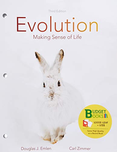 Book cover for Loose-Leaf Version for Evolution & Saplingplus for Evolution (Single-Term Access)